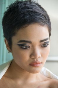 Thai model Bee in girlie style panty